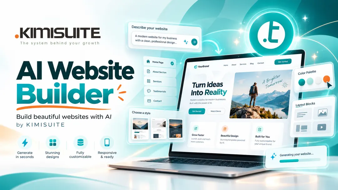 AI Website Builder Hero Banner